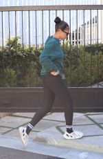 LORI HARVEY Arrives at Forma Pilates in West Hollywood 01/11/2022 