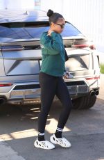 LORI HARVEY Arrives at Forma Pilates in West Hollywood 01/11/2022 