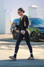 LORI HARVEY Arrives at Pilates Class in West Hollywood 01/09/2022