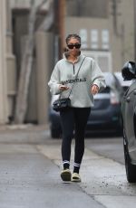 LORI HARVEY Leaves a Gym in Los Angeles 01/07/2022