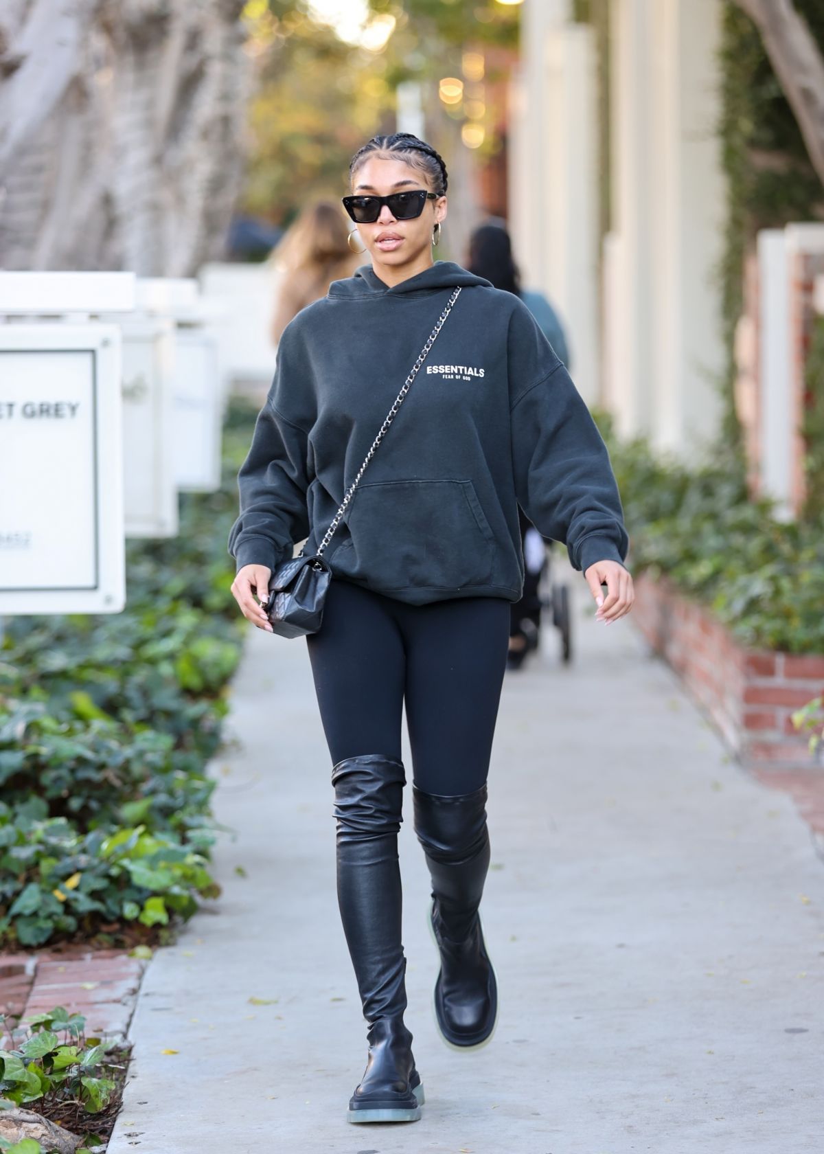 LORI HARVEY Out Shopping on Melrose Place in West Hollywood 01/06/2022 ...