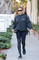 LORI HARVEY Out Shopping on Melrose Place in West Hollywood 01/06/2022