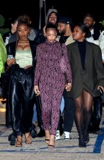 LORI HARVEY Out to Her Early 25th Birthday Celebration Dinner at Nobu in Malibu 01/11/2022