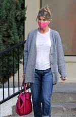 LORI LOGHLIN Leaves a Nail Salon in Beverly Hills 01/19/2022