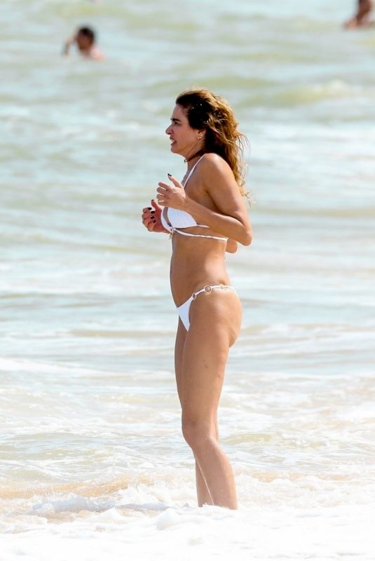 LUCIANA GIMENEZ in Bikini at a Beach in Trancoso 01/02/2022