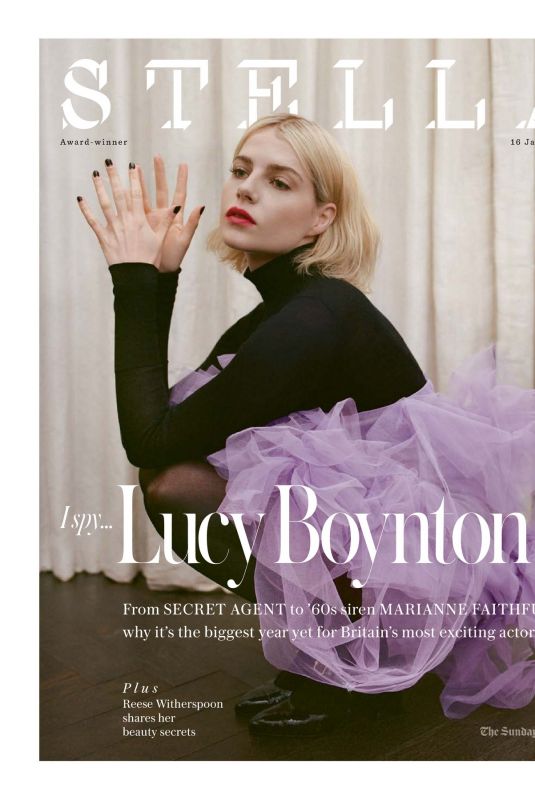 LUCY BOYNTON in The Sunday Telegraph Stella Magazine, January 2022