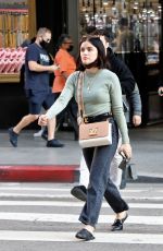 LUCY HALE at a Jewelry Store in Los Angeles 01/19/2022