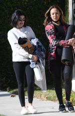 LUCY HALE Leaves a Yoga Class in West Hollywood 01/03/2022
