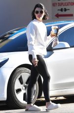 LUCY HALE Leaves a Yoga Class in West Hollywood 01/03/2022