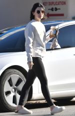 LUCY HALE Leaves a Yoga Class in West Hollywood 01/03/2022