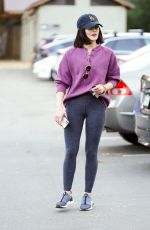 LUCY HALE Out and About in Los Angeles 01/06/2022