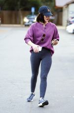 LUCY HALE Out and About in Los Angeles 01/06/2022