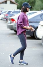 LUCY HALE Out and About in Los Angeles 01/06/2022