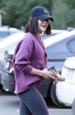 LUCY HALE Out and About in Los Angeles 01/06/2022