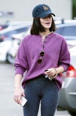 LUCY HALE Out and About in Los Angeles 01/06/2022