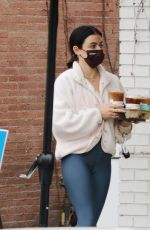 LUCY HALE Out for Coffee at Alfred in Los Angeles 01/15/2022