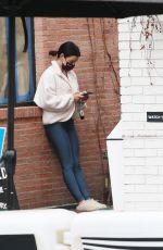 LUCY HALE Out for Coffee at Alfred in Los Angeles 01/15/2022