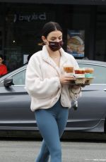 LUCY HALE Out for Coffee at Alfred in Los Angeles 01/15/2022