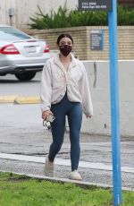 LUCY HALE Out for Coffee at Alfred in Los Angeles 01/15/2022