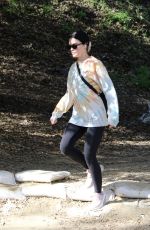 LUCY HALE Out Hiking in Los Angeles 01/28/2022