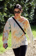 LUCY HALE Out Hiking in Los Angeles 01/28/2022