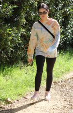 LUCY HALE Out Hiking in Los Angeles 01/28/2022