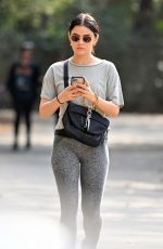 LUCY HALE Out Hikinig at Fryman Canyon in Los Angeles 01/18/2022