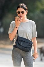 LUCY HALE Out Hikinig at Fryman Canyon in Los Angeles 01/18/2022