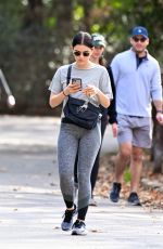 LUCY HALE Out Hikinig at Fryman Canyon in Los Angeles 01/18/2022