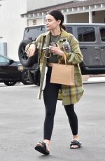 LUCY HALE Out Shopping in Los Angeles 01/29/2022