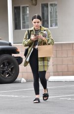 LUCY HALE Out Shopping in Los Angeles 01/29/2022