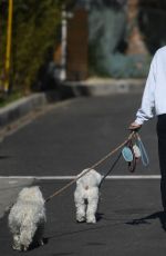 LUCY HALE Out with Her Dogs in Hollywood Hills 01/05/2022