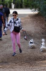 LUCY HALE Out with Her Dogs in Los Angeles 01/12/2022