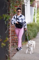 LUCY HALE Out with Her Dogs in Los Angeles 01/12/2022
