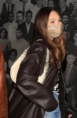 MADDIE ZIEGLER Out for Dinner at Catch LA in West Hollywood 01/29/2022