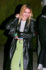 MADELYN CLINE and Zack Bia at Nice Guy in West Hollywood 01/08/2022