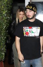 MADELYN CLINE and Zack Bia Leaves Giorgio Baldi in Santa Monica 01/16/2022
