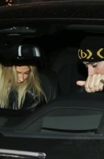 MADELYN CLINE and Zack Bia Out for Dinner at Giorgio Baldi in Santa Monica 01/16/2022