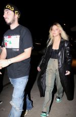 MADELYN CLINE and Zack Bia Out for Dinner at Giorgio Baldi in Santa Monica 01/16/2022