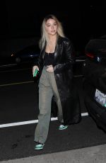 MADELYN CLINE and Zack Bia Out for Dinner at Giorgio Baldi in Santa Monica 01/16/2022
