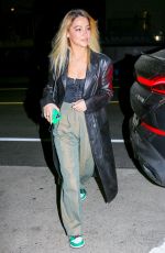 MADELYN CLINE and Zack Bia Out for Dinner at Giorgio Baldi in Santa Monica 01/16/2022