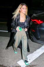 MADELYN CLINE and Zack Bia Out for Dinner at Giorgio Baldi in Santa Monica 01/16/2022