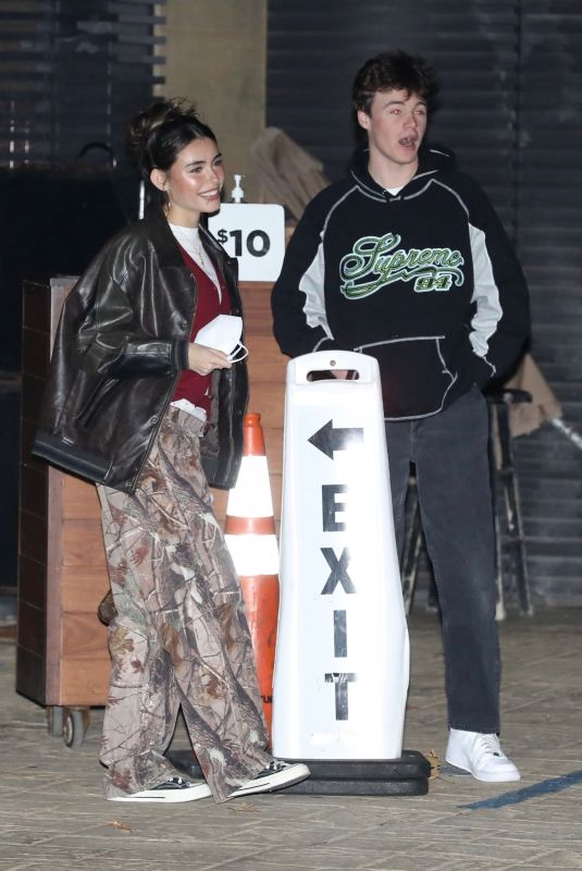 MADISON BEER and Nick Austin at Nobu in Malibu 01/10/2022