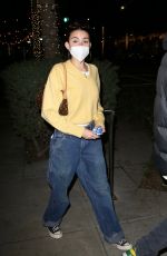 MADISON BEER Night Out in Beverly Hills 01/11/2022