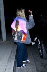 MADS LEWSI Leaves BOA Steakhouse in West Hollywood 01/28/2022