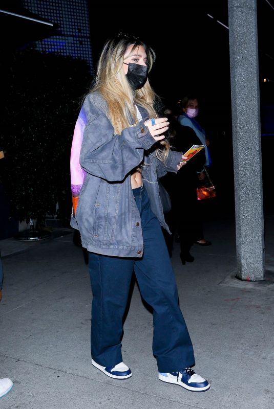 MADS LEWSI Leaves BOA Steakhouse in West Hollywood 01/28/2022
