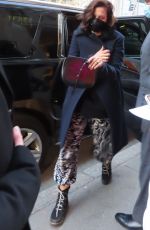 MAGGIE GYLLENHAAL Arrives at NBC Studios in New York 01/11/2022