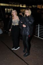 MAISIE SMITH and TILLY and HOLLY RAMSAY Arrives at Menagerie Bar and Restaurant in Manchester 01/29/2022
