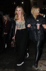 MAISIE SMITH and TILLY and HOLLY RAMSAY Arrives at Menagerie Bar and Restaurant in Manchester 01/29/2022