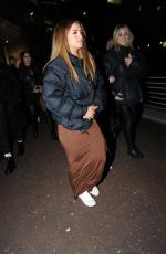 MAISIE SMITH and TILLY and HOLLY RAMSAY Arrives at Menagerie Bar and Restaurant in Manchester 01/29/2022